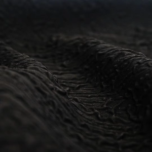 New Fashion 20D+26D*20D+26D <strong>Black</strong> Paris <strong>Velvet</strong> Foam Bubble Embossed Polyester Chiffon <strong>Fabric</strong> - Product Image 3