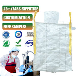 Bolsas Grandes para Empacar Papas de 1000 kg, Bolsas Fibc con Impresión Plana a Color, Grado Alimenticio-002, Transpirables con Boquilla <span class=keywords><strong>Dazi</strong></span> - Product Image 1