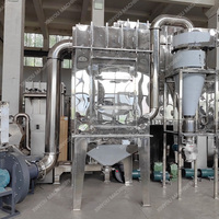 Moulin à farine électrique pour maïs, soja, graines, céréales, légumineuses, avec dépoussiéreur et broyeur de poudre