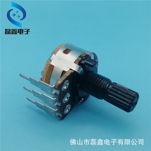 Potenciómetro Rotatorio WH148 10k B10k de Película de Carbono con Interruptor para Control de Velocidad y Atenuación - Product Image 4