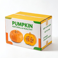 Boîte d'emballage personnalisée pour citrouilles de bébé, en carton ondulé robuste, pour l'expédition de légumes