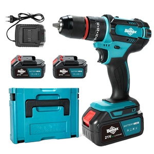 Set Perkakas Bor Listrik & Gerinda Sudut Tanpa Kabel OEM Pabrik 2-in-1 dengan Baterai Lithium - Product Image 3