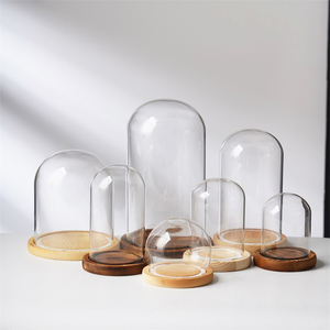 Fabricante de alta calidad Cúpulas de vidrio Transparente Gran hemisferio Cúpula de vidrio Decoración Jarrón Terrario Cúpula de vidrio - Product Image 2