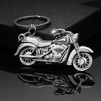 Porte-clés moto Harley en alliage de zinc, grand modèle coloré simulé, petit cadeau, vente chaude, porte-clés moto en métal