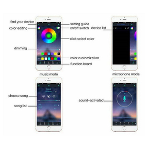Strisce <span class=keywords><strong>LED</strong></span> USB 5050 con Controllo APP, RGB 5V USB, Flessibili a Infrarossi, Lampada Decorativa Retroilluminata, Stringa Luminosa per <span class=keywords><strong>TV</strong></span> - Product Image 4