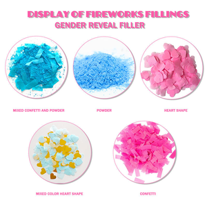 Cannoni Spara Coriandoli ad Aria Compressa per Rivelazione del Sesso del Bambino, Eleganti Party Poppers per Baby Shower - Forniture all'Ingrosso per Feste - Product Image 4