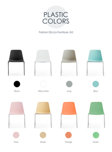 Muebles para Bibliotecas de Universidades, Colegios y Escuelas Secundarias, Muebles de Estudio, Mesa y Silla Apilables de Plástico PP con Base de Acero - Product Image 5