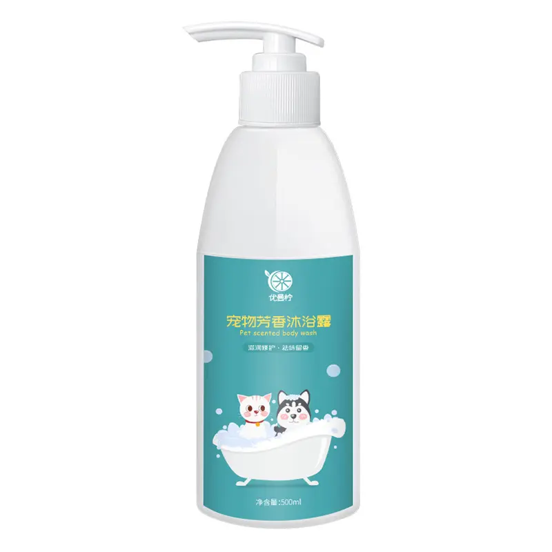 Gel de ducha mascota perro gato baño general desodorizar el cuidado del cabello líquido de baño de limpieza
