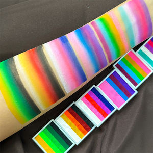 สีรุ้งสีทาหน้าเครื่องสำอางสีทาหน้าเค้กแยกแบบน้ำ - Product Image 1