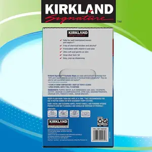 Самый продаваемый Kirkland Moist и вискозы, пригодные для смывания в более очищающий Ультра мягкий гипоаллергенный на растительной основе салфетки