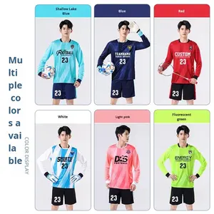 Zhengxiang Uzun Kollu Futbol Forması Takımı Takım Üniforması Toplu Alım %100 Polyester Unisex Yetişkin Futbol Sonbahar Kış - Product Image 2