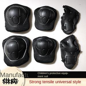 Protector de Rodillas y Codos Anti-Caídas de Seis Piezas para Niños, para Patinaje sobre Ruedas, Monopatín, Traje de Equilibrio Protector, Protectores Flexibles - Product Image 2