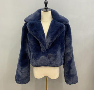 Nouveau Design court épais et doux femmes rose <span class=keywords><strong>fausse</strong></span> <span class=keywords><strong>fourrure</strong></span> d'hiver manteau veste en <span class=keywords><strong>fourrure</strong></span> - Product Image 4