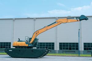 Tipo regolare escavatore idraulico anfibio XE220SL 12Ton forza di scavo 30Ton peso escavatore subacqueo in filippine - Product Image 2