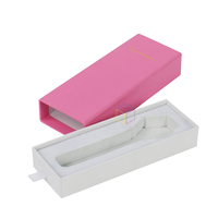 Boîte cadeau de luxe haut de gamme personnalisée à deux niveaux en carton noir pour montre avec insert en mousse