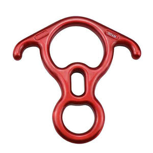 Abaisseur en alliage d'aluminium pour l'extérieur, anneau de descente d'alpinisme, corde d'escalade, verrou de sécurité, boucle d'engrenage - Product Image 2