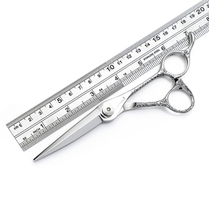 HS-0047 conjunto de tesouras para corte de cabelo e barbeiro titânio aço japonês 440c beleza <span class=keywords><strong>Yasaka</strong></span> Tesoura profissional para salão de cabeleireiro - Product Image 3