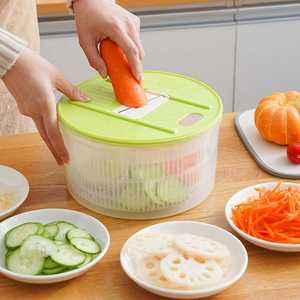 DZ Factory Vente en gros Manuel en plastique multifonctionnel pour la maison Grande capacité Cuisine Lave-légumes manuel Déshydrateur alimentaire - Product Image 4