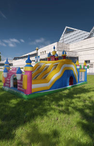 Casa de rebote bonita rosa con tobogán para interiores y exteriores, castillo hinchable, bola <span class=keywords><strong>Funhouse</strong></span> para niños, venta comercial - Product Image 6