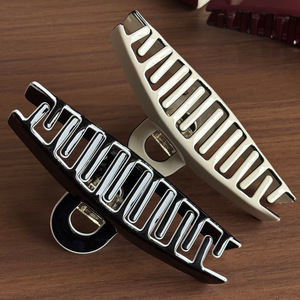 Pinza para el pelo de acetato de alta calidad hecha a mano para <span class=keywords><strong>mujer</strong></span>, estilo sencillo, diseño de tiburón grande, accesorio para cola de caballo - Product Image 3