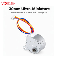 Moteur pas à pas à engrenages 30 mm VGSM3002 NEMA 11 12V 15 degrés 2 phases avec boîte de vitesses 85:1 pour caméra de surveillance et essuie-glace