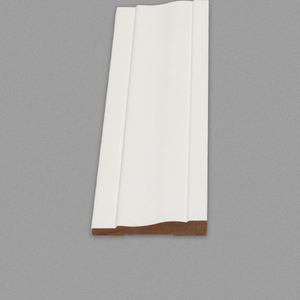 UV bitmiş/<span class=keywords><strong>Pvc</strong></span> sarılmış/PU boya/beyaz astarlı MDF Trim kalıplama süpürgelik panoları duvar süpürgelik - Product Image 2
