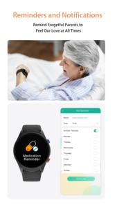 Smartwatch L08p per la Cura della Demenza con Controllo Touch, Monitoraggio Automatico della Salute, Tracciamento GPS in Tempo Reale e Funzione Anti-Smarrimento per Anziani - Product Image 6