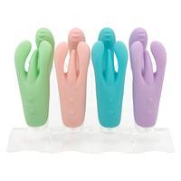 Juguetes Sexuales para Adultos 3 en 1, Dildo Vibrador de Silicona con Movimiento de Empuje, Juguetes Sexuales para Mujeres, Estimulación del Clítoris, Herramientas de Masturbación