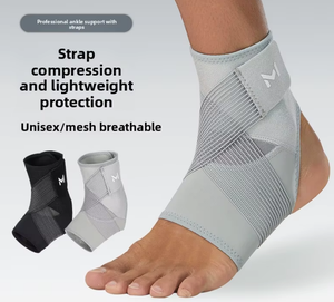 Tobillera Deportiva <span class=keywords><strong>para</strong></span> Hombre, <span class=keywords><strong>para</strong></span> Correr, Baloncesto, Tenis, Soporte Profesional <span class=keywords><strong>para</strong></span> las Articulaciones, Material Transpirable y Ajustable - Product Image 3