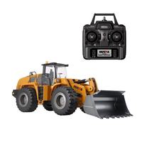 Chargeur frontal électrique RC Huina 1583 à l'échelle 1/14, 24 canaux, 2,4 GHz, véhicule de construction télécommandé en métal pour adultes