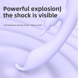 Vibratore a Doppia Vibrazione per <span class=keywords><strong>Donne</strong></span>, Orgasmo Istantaneo, Stimolatore Punto G, Ricaricabile USB, Impermeabile IPX7, Giocattolo per Adulti - Product Image 3