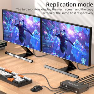 Commutateur <span class=keywords><strong>KVM</strong></span> HDMI SYONG (2 entrées, 2 sorties) - Prend en charge l'affichage double écran pour deux ordinateurs utilisant un seul <span class=keywords><strong>clavier</strong></span> et une <span class=keywords><strong>souris</strong></span> - Product Image 4
