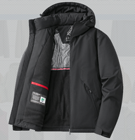 Veste softshell doublée en polaire vert sauge, poches à rabat avec fermeture éclair, capuche à cordon et poignets à velcro, manteau d'extérieur résistant à l'eau