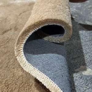 Rouleau de moquette pleine épaisseur 21 mm, couleur unie, doux, moelleux, confortable, 100 % polypropylène, pour chambre d'enfant, fabrication mécanique - Product Image 1