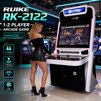 Borne de jeu de combat de qualité commerciale en métal pour aire de jeux intérieure, équipement d'amusement, commande en gros, à monnayeur