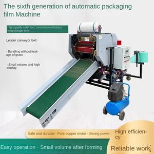 Presse à ensilage Machine à emballer et à couper Machine à emballer et à emballer l'ensilage Presse à ensilage automatique Machine à emballer l'ensilage pour ferme - Product Image 3