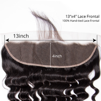 Extensiones de Cabello Humano Invisible Ultrafino de Grado 10A, Cierre Suizo 13x4, Ondulado Profundo, Paquetes Transparentes 13x6 con Frontal de Encaje HD para Venta al por Mayor