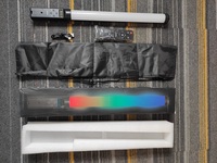 FOSOTO – lumière de remplissage LED colorée rvb, lampe d'éclairage photographique avec écran LCD pour vidéo Youtube Tiktok