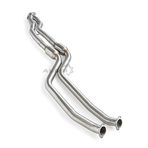 Tuyau intermédiaire d'échappement de course haute performance MIX pour <span class=keywords><strong>BMW</strong></span> <span class=keywords><strong>125i</strong></span> 128i <span class=keywords><strong>E82</strong></span> 3.0T 2008-2012, en acier inoxydable 304, épaisseur 1,5 mm, garantie 3 ans, Chine - Product Image 2