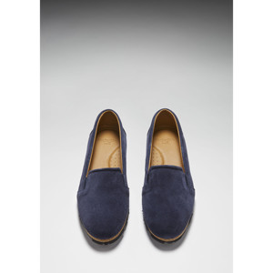 Espadrilles continentales pour femmes, daim bleu marine - Product Image 3