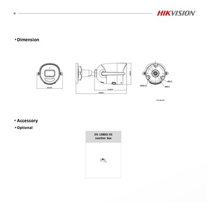 Hik DS-2CV2041G2-IDW เดิม (W) 4MP <span class=keywords><strong>WiFi</strong></span> ไร้สายสองทางเสียงกล้องเครือข่ายกระสุน2.0 <span class=keywords><strong>IP</strong></span> EXIR ไมโครโฟนในตัวลำโพงกลางแจ้ง - Product Image 6