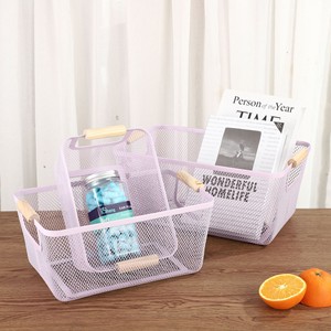 New Arrival Home sử dụng dây kim loại giỏ xử lý lưu trữ giỏ - Product Image 3
