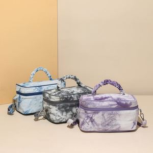 Women's Fashionable Canvas Makeup Pouch Zipper Closure Custom <b>Travel</b> <b>Organizer</b> Durable Canvas for Commetic <b>Bag</b> - Product Image 2