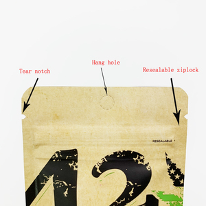 Factory Price Custom Foil Zip Lock Small Packaging Thick Food Grade Seed Buds Circle Custom Logo Mylar Bags - Product Image 3