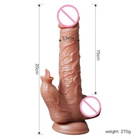 Erwachsenen-Sexspielzeug Realistischer Dildo 7 Frequenzen Schwingende Vibration Heizung Teleskopisch Fernbedienung Täglich Wasserdicht Weiblich