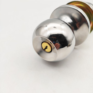 Chiave a 3 anelli con serratura a triplo bullone, chiusura per interni Vintage in acciaio universale - Product Image 2