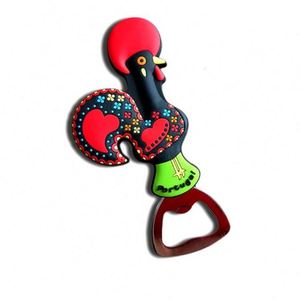 Source Manufacturer Personalized Wedding Pvc Souvenir Rubber Bottle Opener <b>Fridge</b> Magnet - Product Image 1