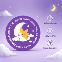 Patchs de sommeil personnalisés avec logo, huiles essentielles naturelles, autocollants pour le sommeil, relaxation profonde, parfum pour adultes et enfants, pour mieux dormir