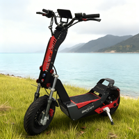 Trottinette électrique pliable Geofought personnalisable avec batterie 72V 30-60Ah, pneus de 16 pouces, frein à huile, autonomie de 60-180 km, écran NFC pour adultes
