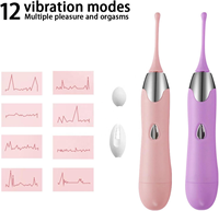 JT Klitoris-Vibrator für Erwachsene, G-Punkt-Vibrator 3-in-1 mit Austauschbarem Vagina- und Brustwarzen-Stimulator, Masturbator Sexspielzeug für Frauen
